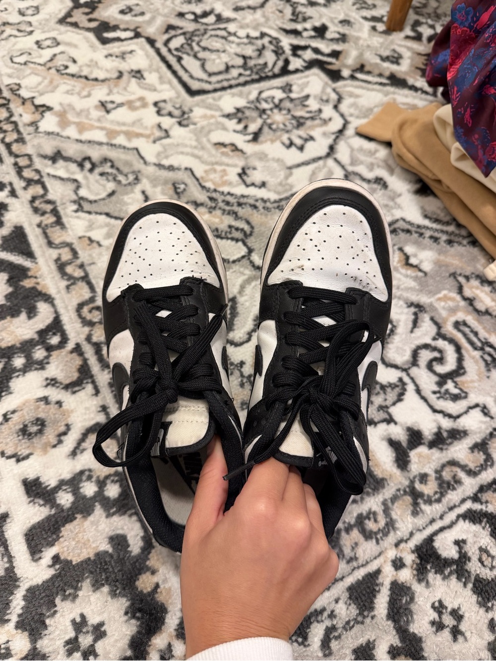 Panda Nike Dunks Size USW 6